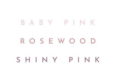 Balloon garland: baby pink - rosewood - shiny pink
