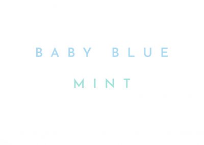 baby blue - mint